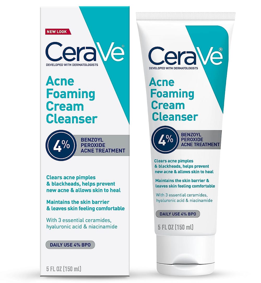 Cera ve Acne Foaming Cream Cleanser 150 ml