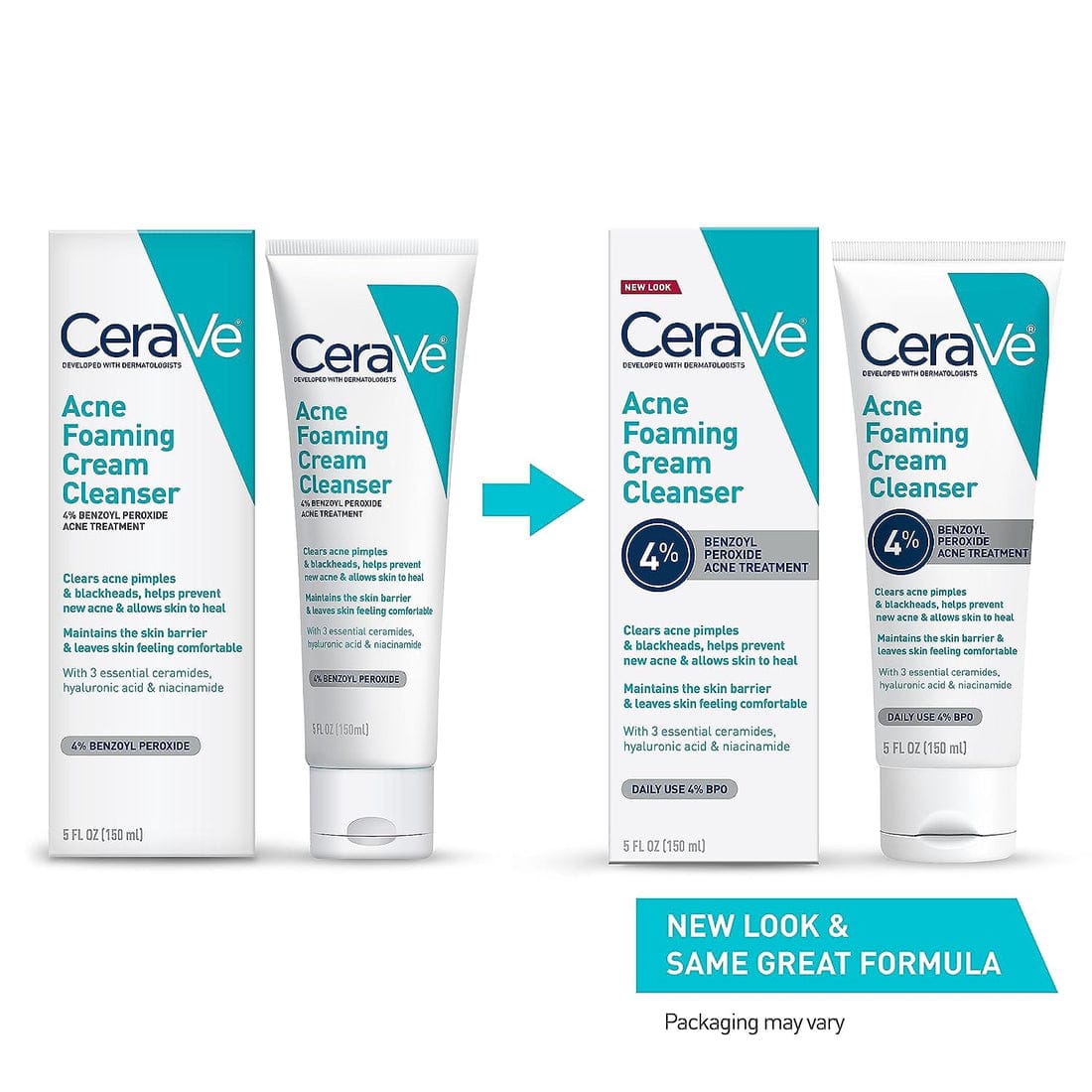 Cera ve Acne Foaming Cream Cleanser 150 ml