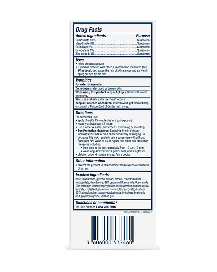 Cera Ve AM Facial moisturizing Lotion With Broad spectrum Spf 30.