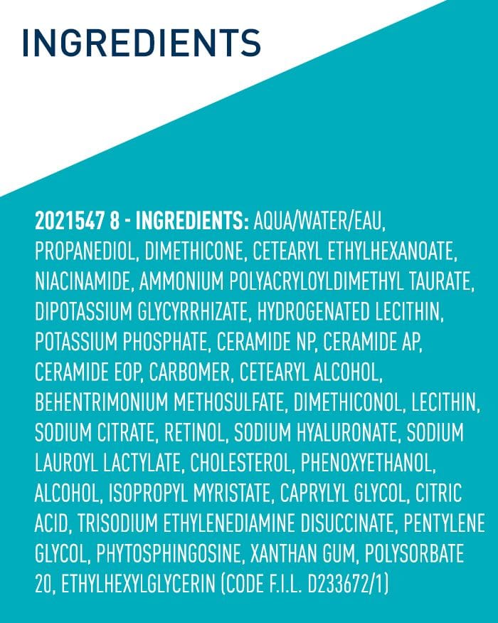 Cera ve resurfacing retinol serum