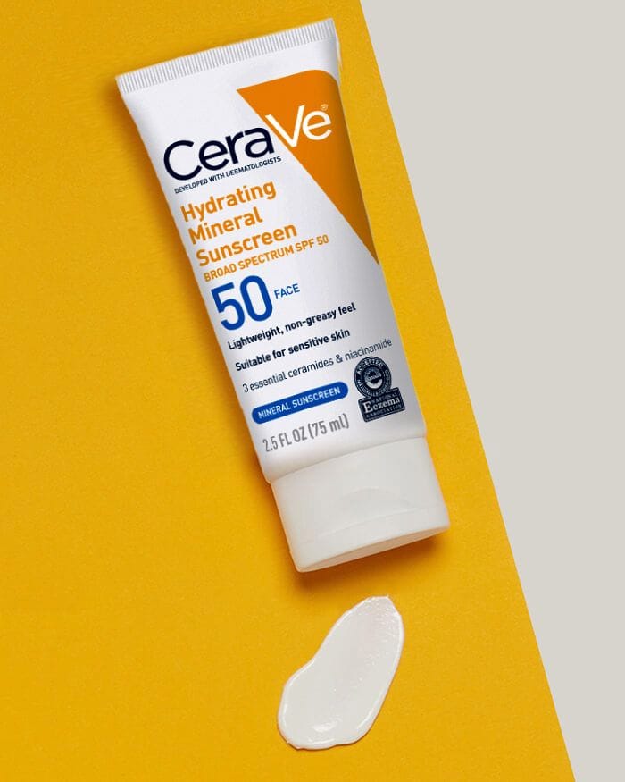 Cera ve Hydrating Mineral sunscreen. 75 ml