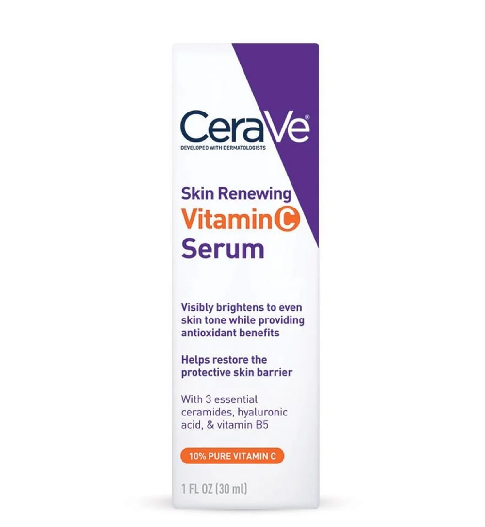 Cera ve Skin renewing 10% Vitamin C Serum.