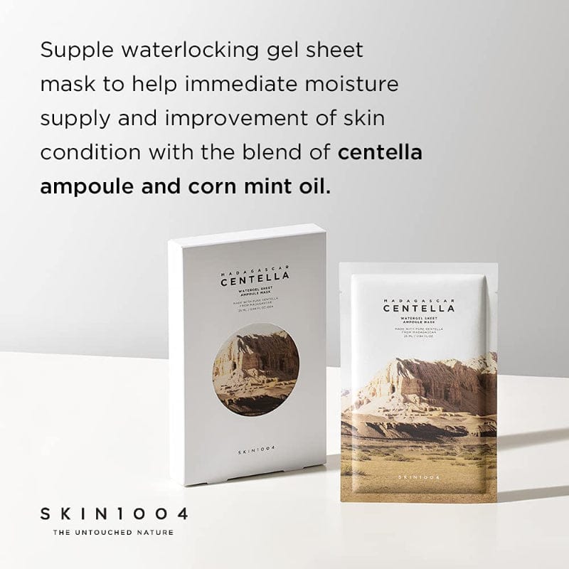 SKIN 1004 MADAGASCAR CENTELLA WATERGEL SHEET AMPOULE MASK