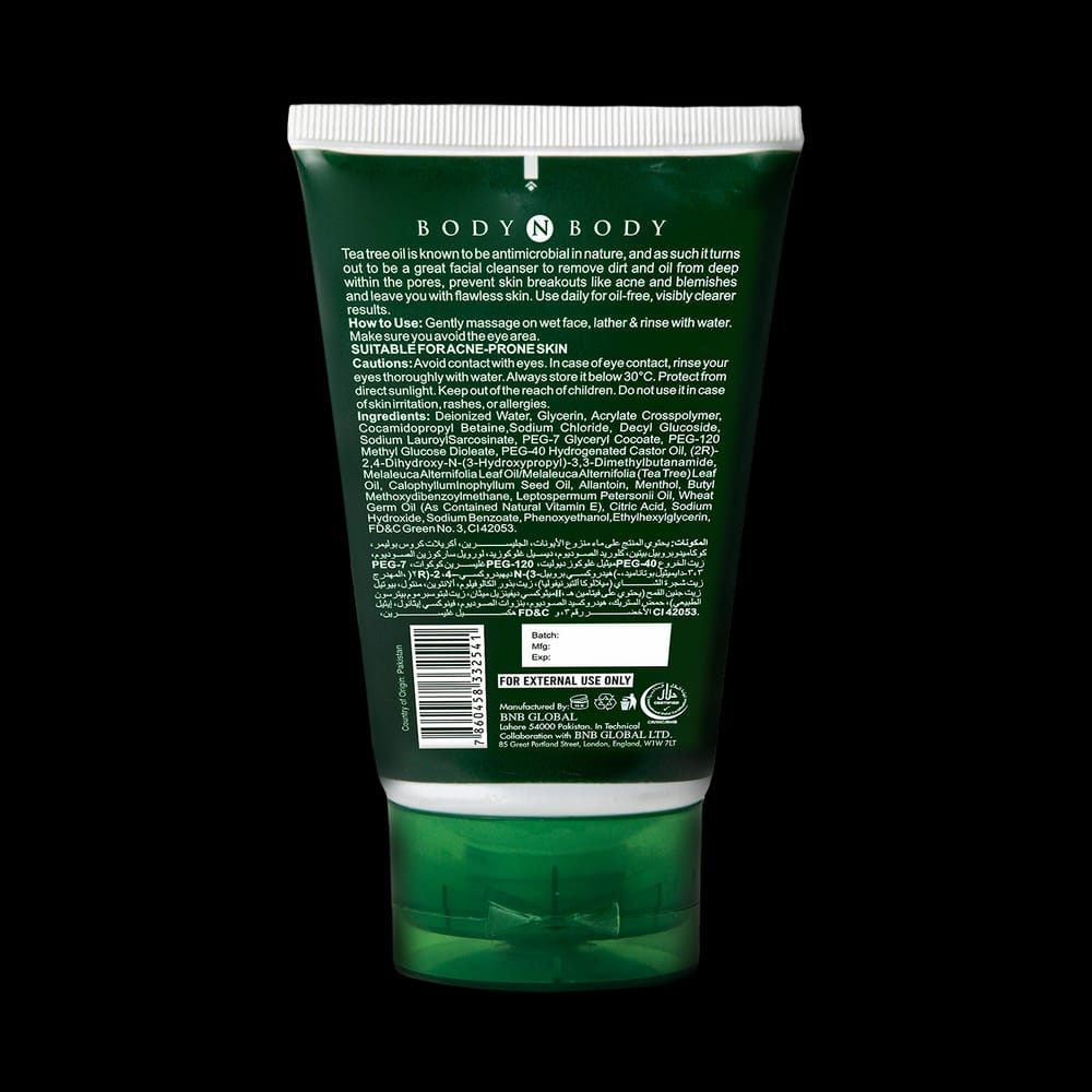 BNB Tea Tree Acne Care Face Wash