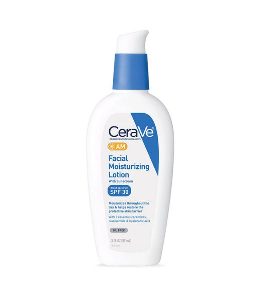 Cera Ve AM Facial moisturizing Lotion With Broad spectrum Spf 30.