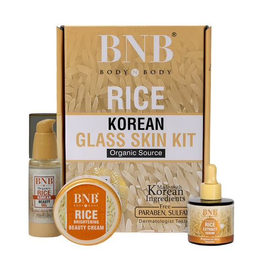 BNB Rice Korean Glass Skin Kit